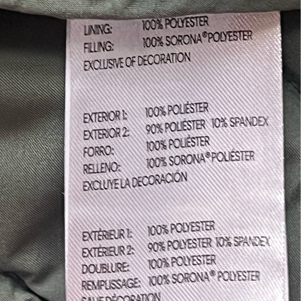 Calvin Klein Green Sorona Aura Jacket Coat Sz XXL Exceptional Softness - Picture 9 of 16